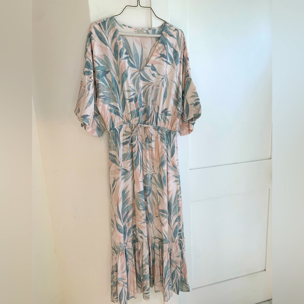 Z Supply floral midi dress Small